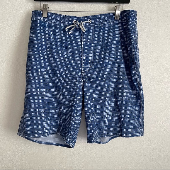 johnnie-O Men's Swim Trunks bremer color marlin size medium fully lined blue - Picture 4 of 13
